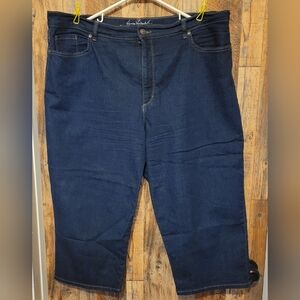 Gloria Vanderbilt Women's Dark Blue Capris